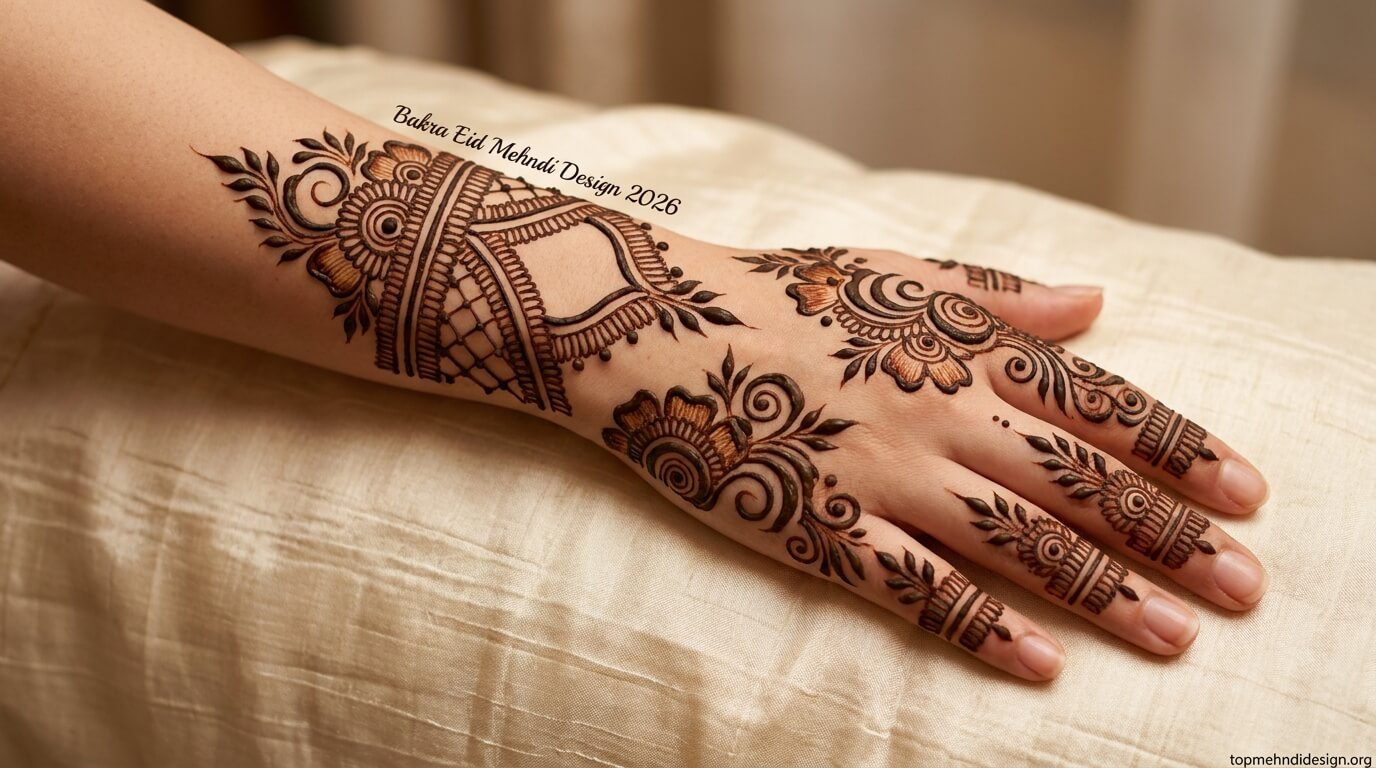 Bakra Eid Mehndi Design 2026 Simple and Beautiful