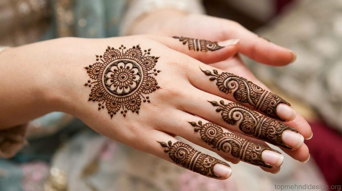 Bakra Eid Mehndi Design Tikki 2026