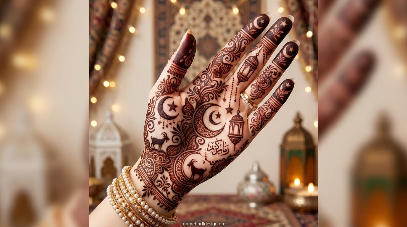 Bakra Eid Mehndi Design for Girls 2026