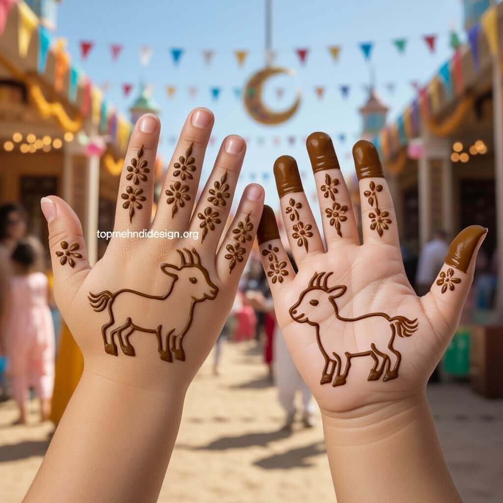 Bakra Eid Mehndi for Kids 2026