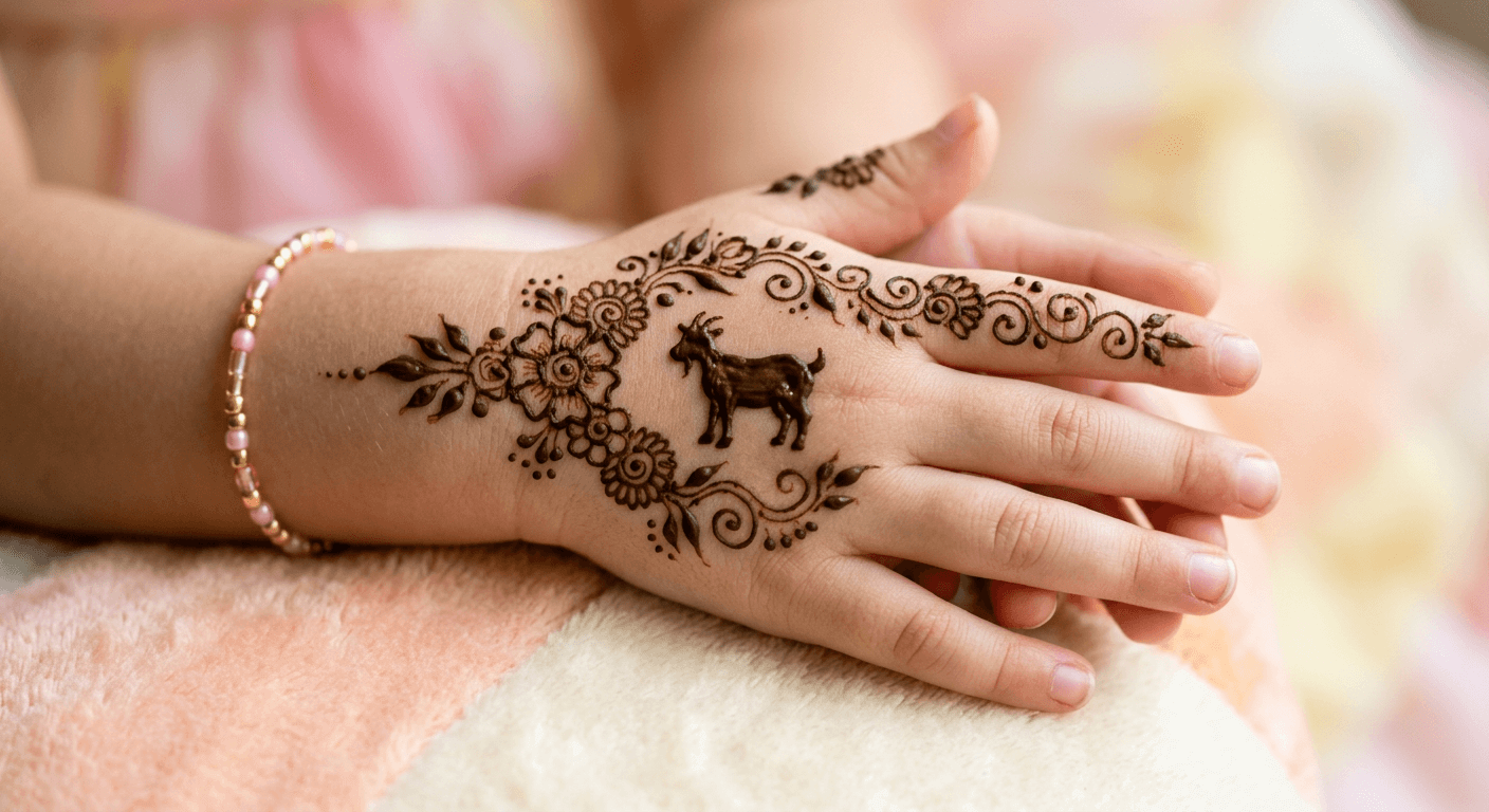 Bakra Eid Mehndi for Kids 2026