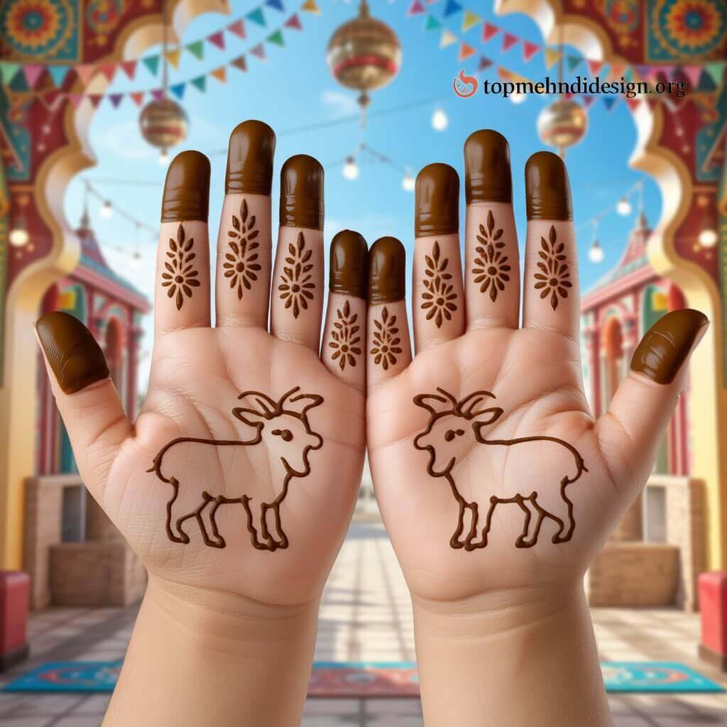 Bakra Eid Mehndi for Kids 2026