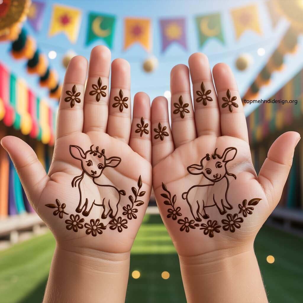 Bakra Eid Mehndi for Kids 2026