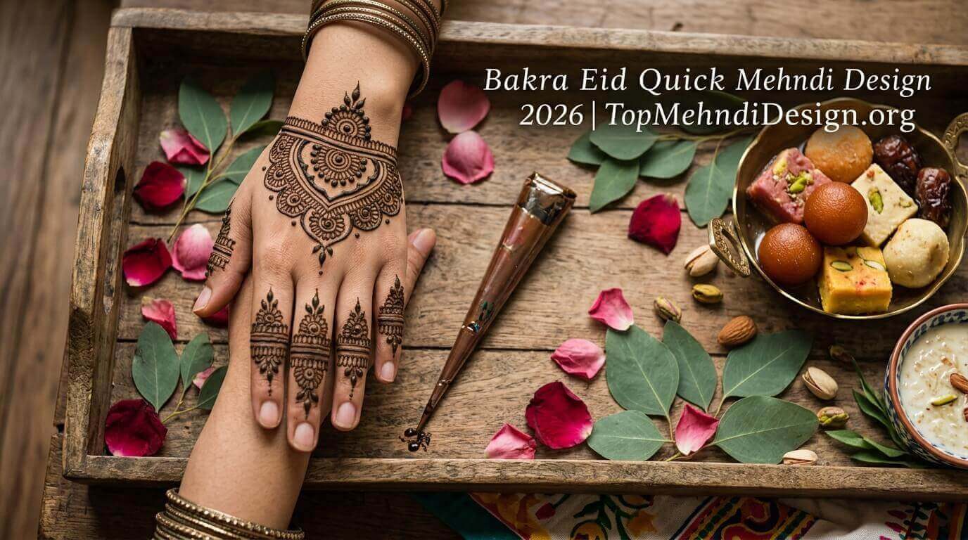 Bakra Eid Quick Mehndi Design 2026
