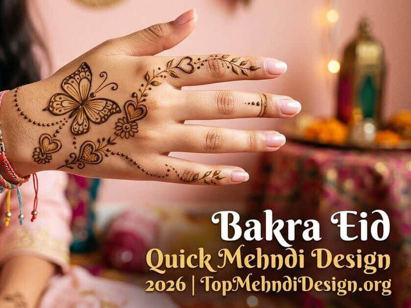 Bakra Eid Quick Mehndi Design 2026