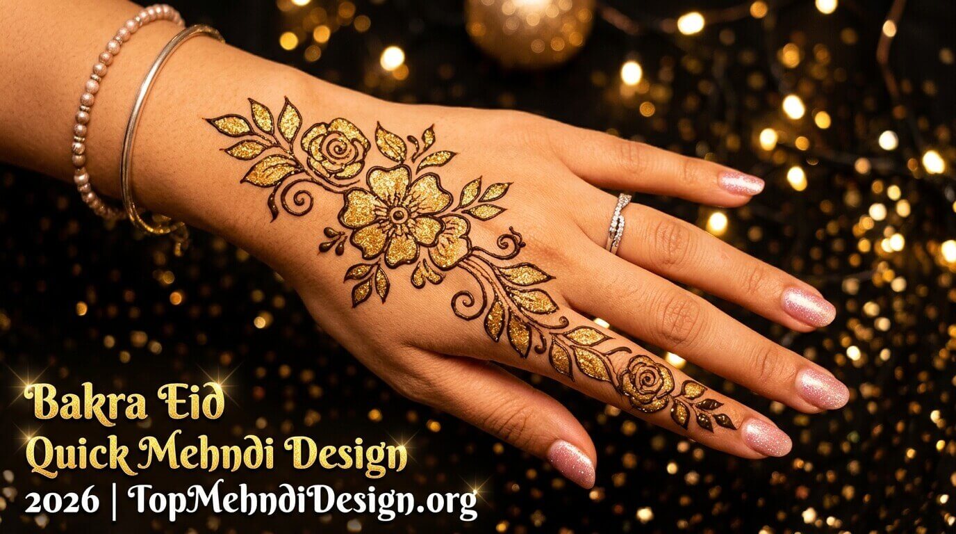 Bakra Eid Quick Mehndi Design 2026