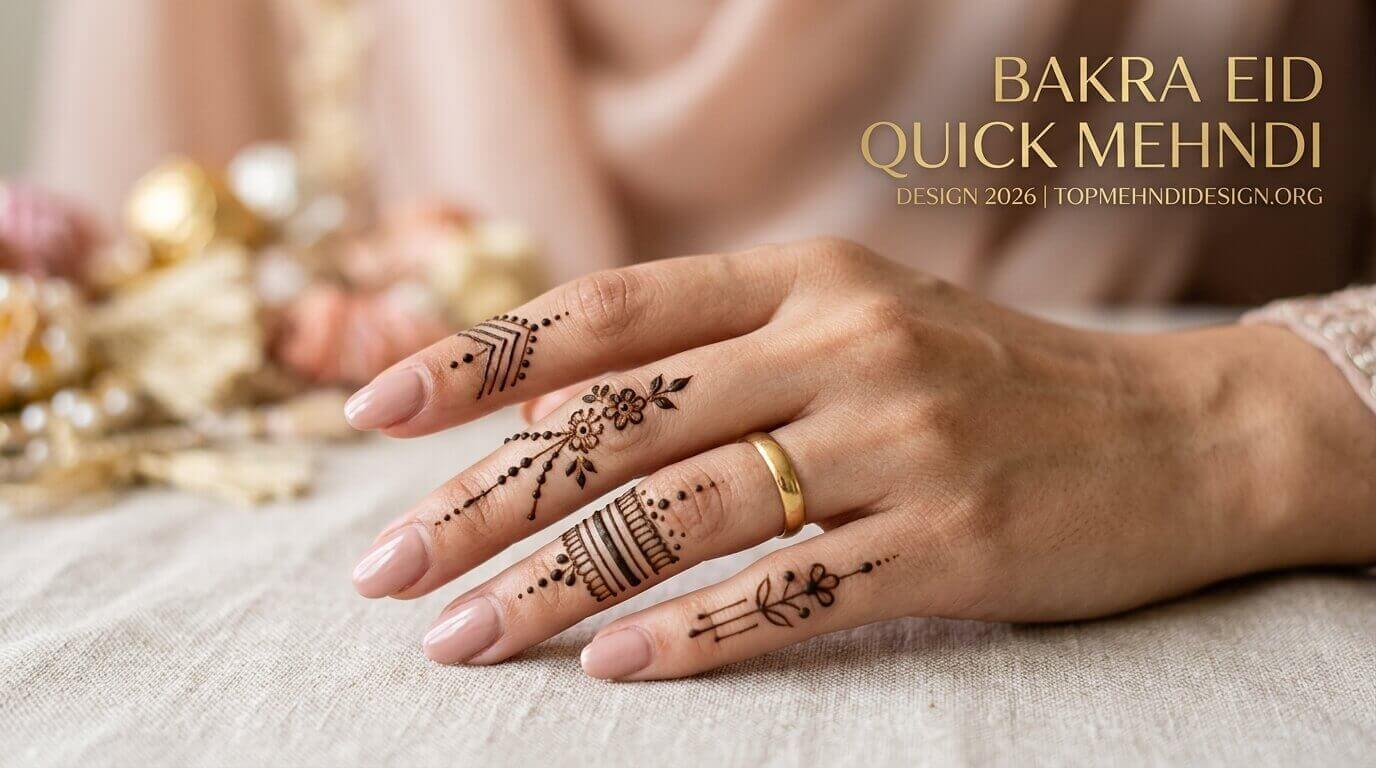 Bakra Eid Quick Mehndi Design 2026