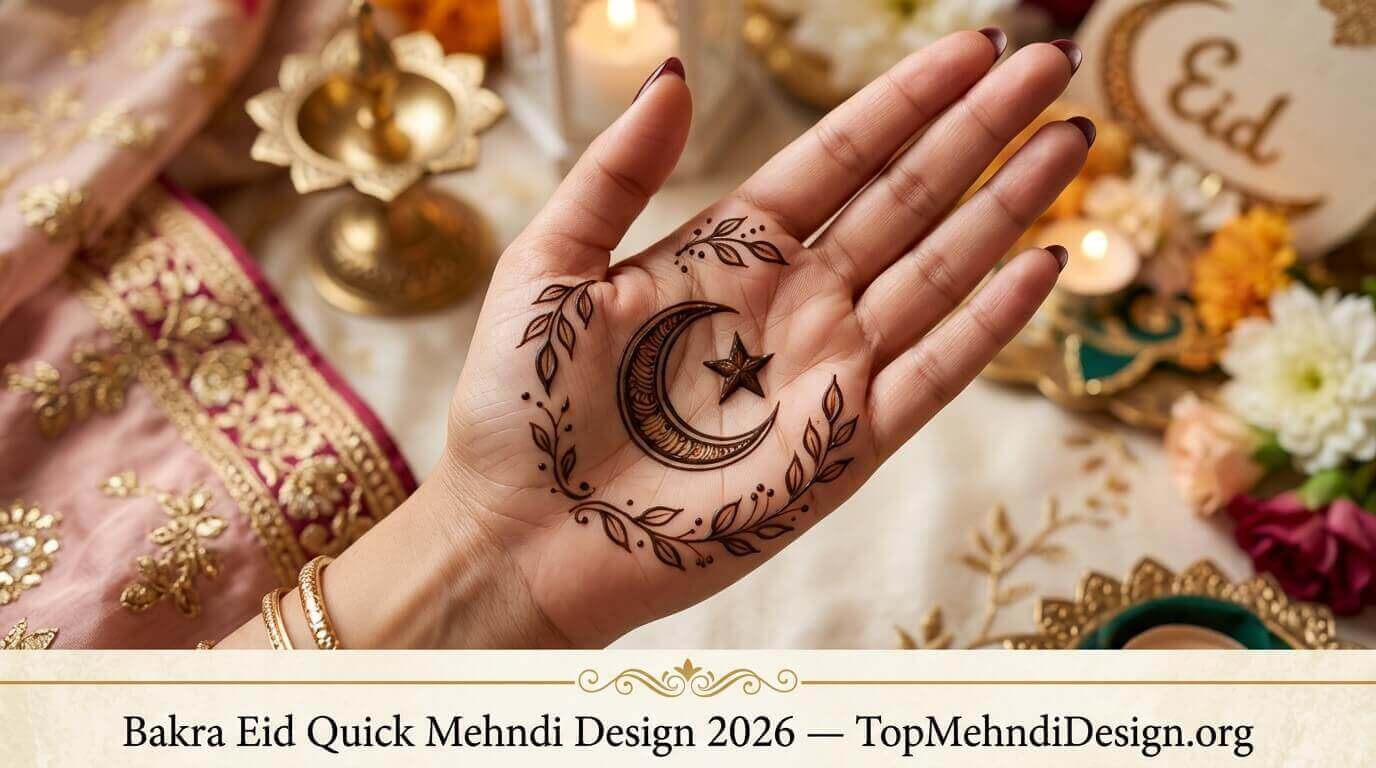 Bakra Eid Quick Mehndi Design 2026