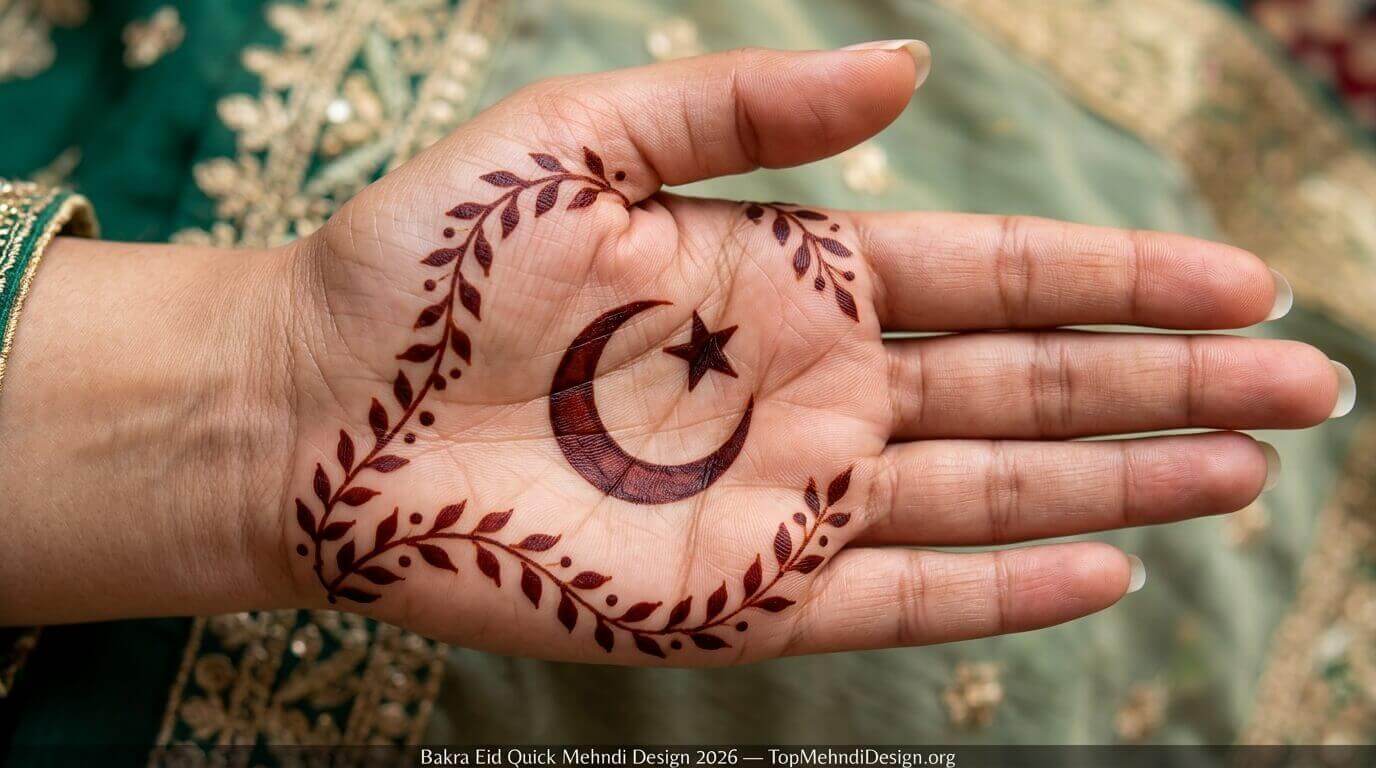 Bakra Eid Quick Mehndi Design 2026