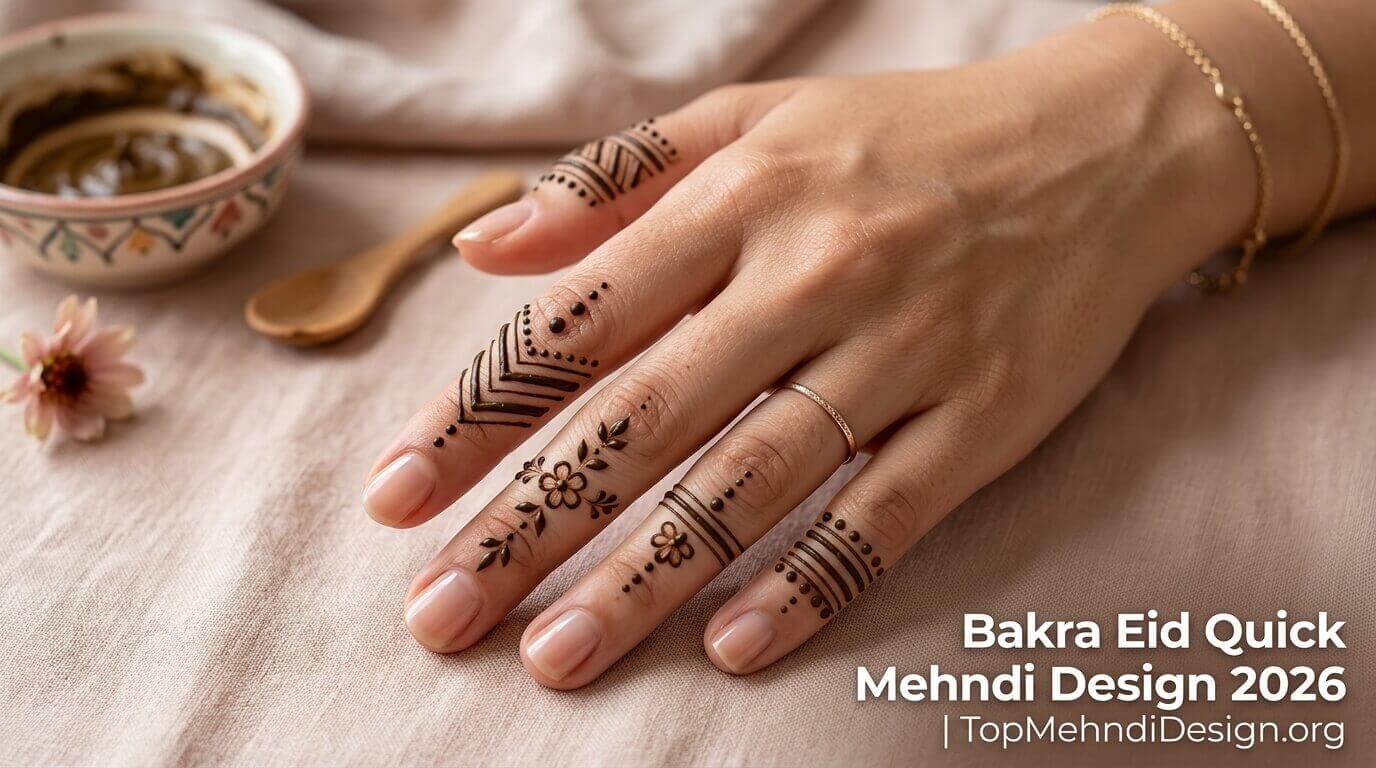 Bakra Eid Quick Mehndi Design 2026