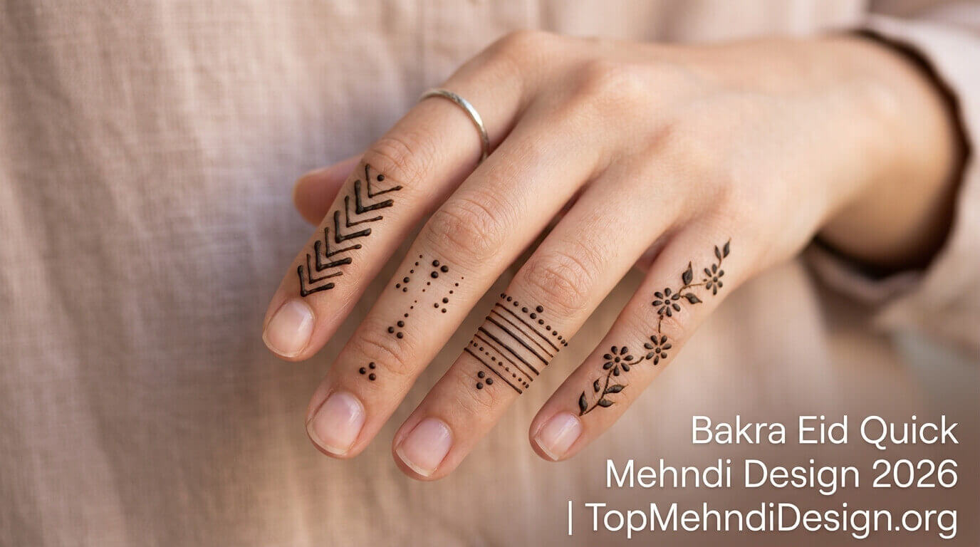 Bakra Eid Quick Mehndi Design 2026
