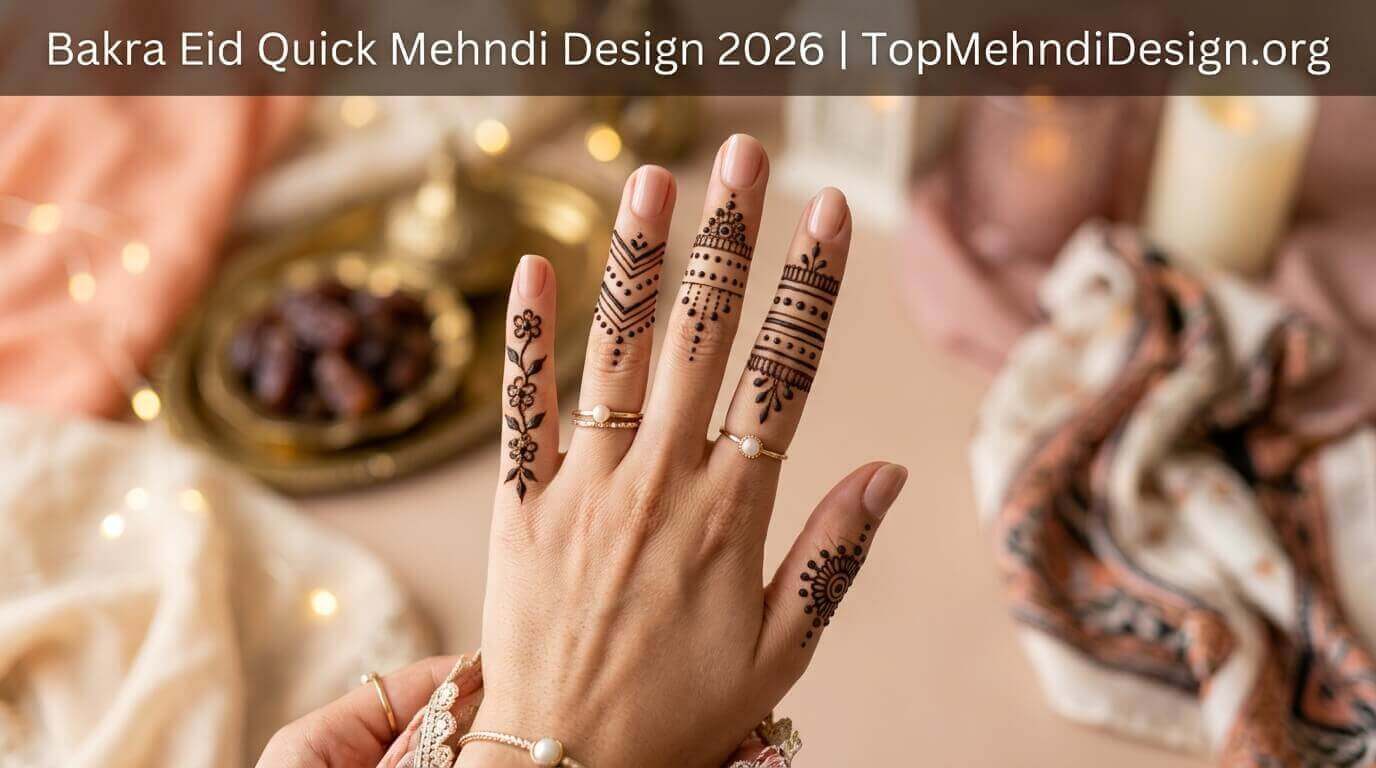 Bakra Eid Quick Mehndi Design 2026
