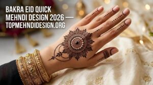 Bakra Eid Quick Mehndi Design 2026