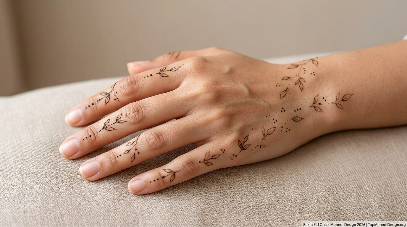 Bakra Eid Quick Mehndi Design 2026