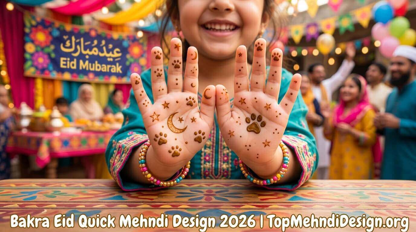 Bakra Eid Quick Mehndi Design 2026