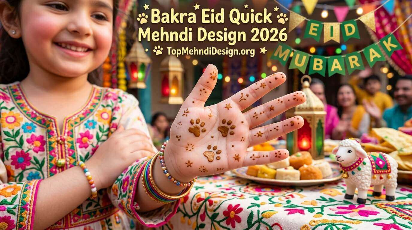 Bakra Eid Quick Mehndi Design 2026