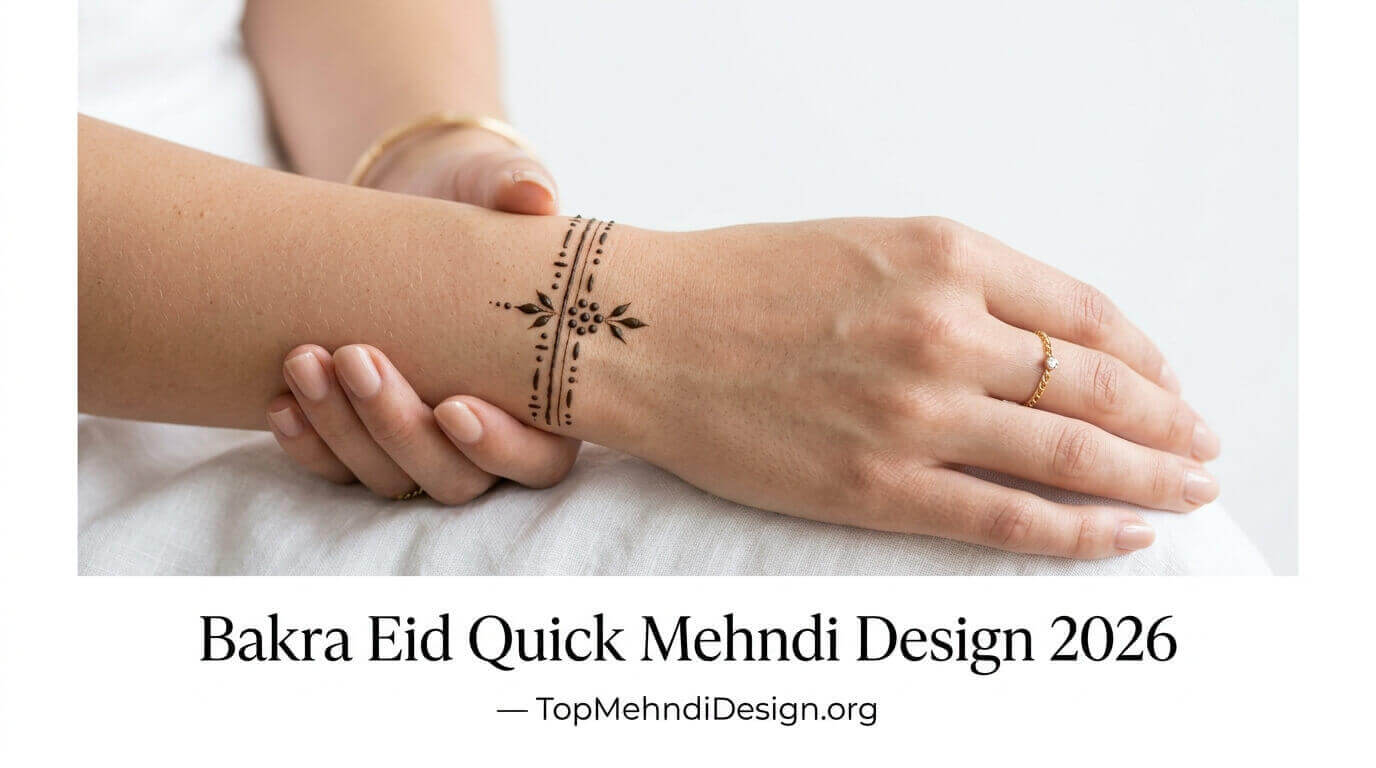 Bakra Eid Quick Mehndi Design 2026
