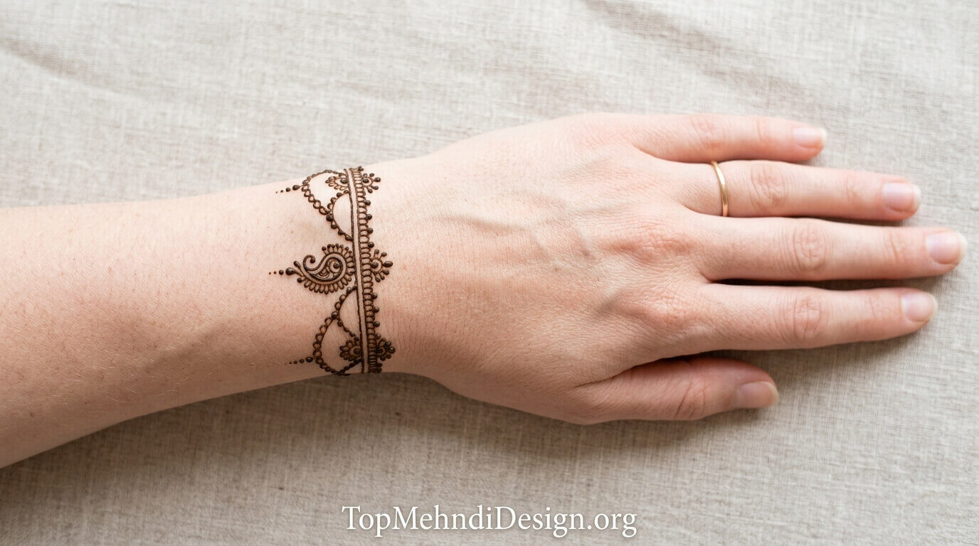 Bracelet Mehndi Design Easy 2026