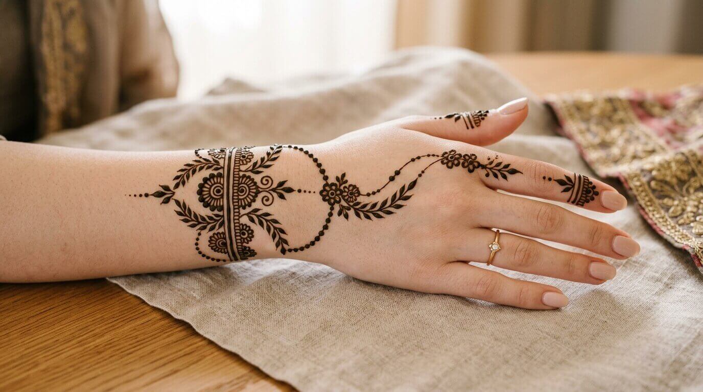 Bracelet Mehndi Design Easy 2026