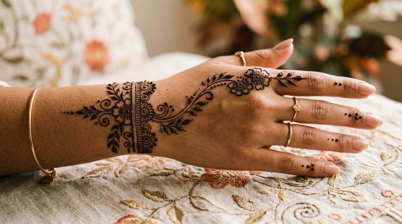 Bracelet Mehndi Design Easy 2026
