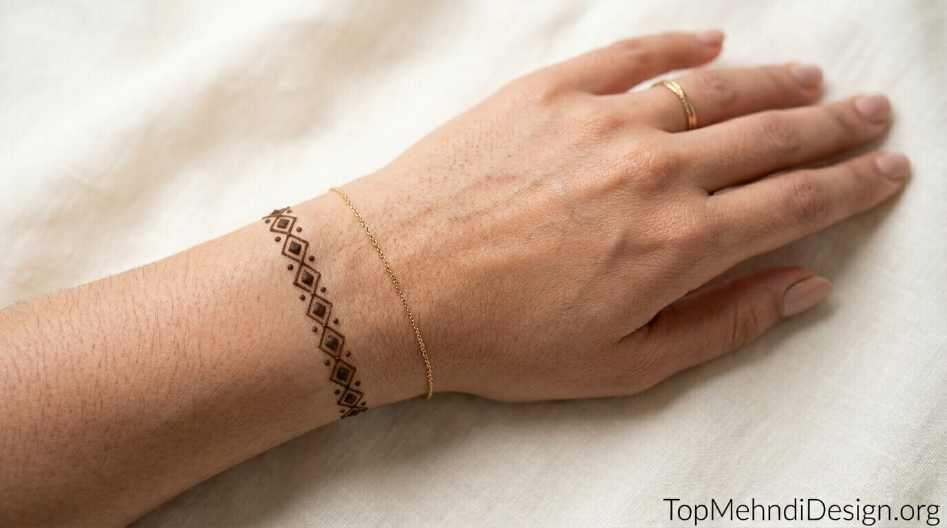 Bracelet Mehndi Design Easy 2026