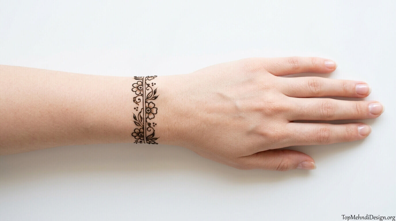 Bracelet Mehndi Design Easy 2026
