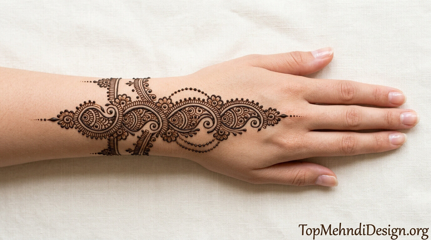 Bracelet Mehndi Design Easy 2026