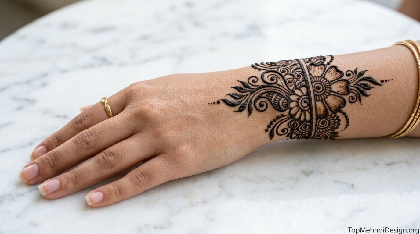 Bracelet Mehndi Design Easy 2026