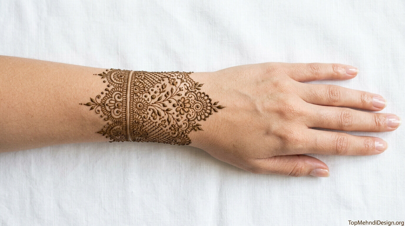 Bracelet Mehndi Design Easy 2026