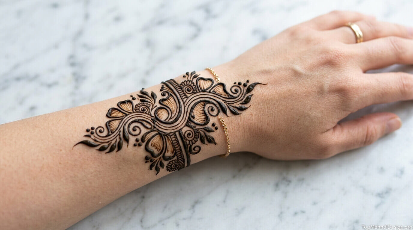Bracelet Mehndi Design Easy 2026