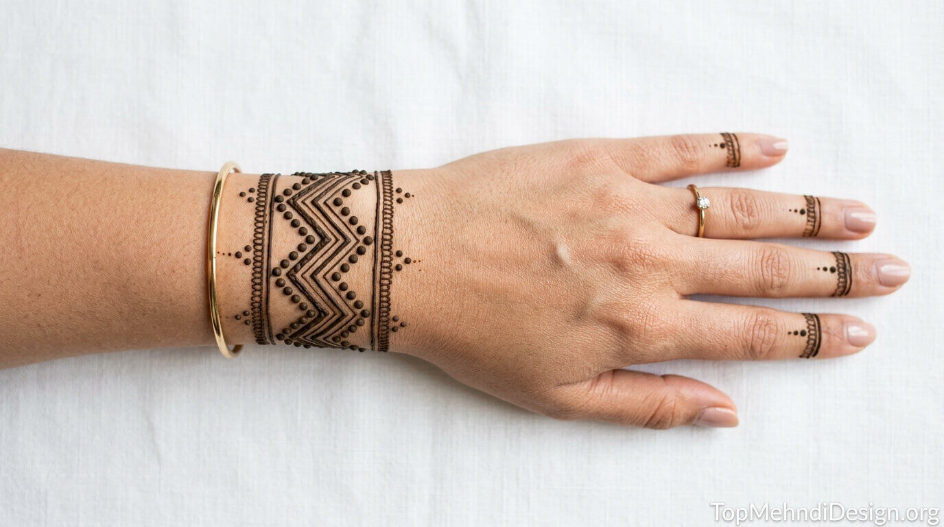 Bracelet Mehndi Design Easy 2026