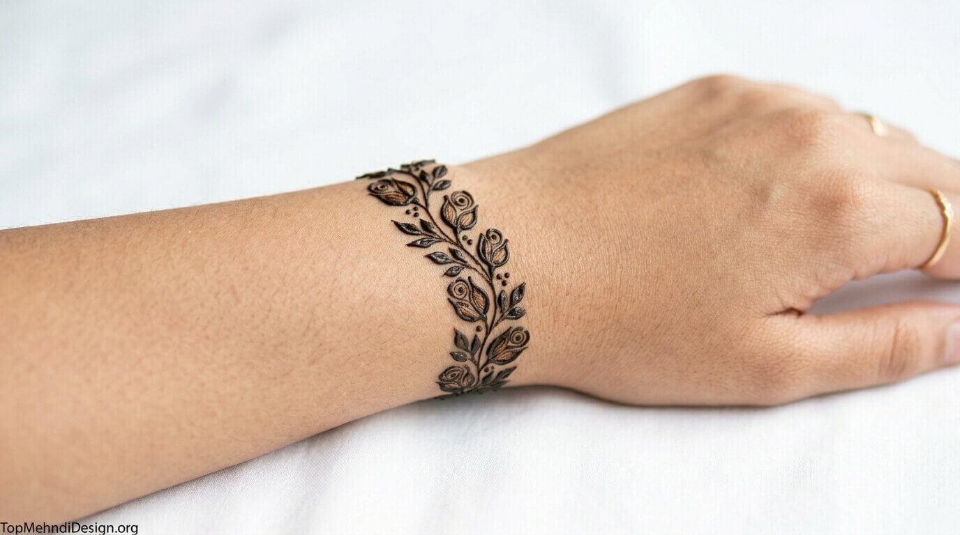 Bracelet Mehndi Design Easy 2026