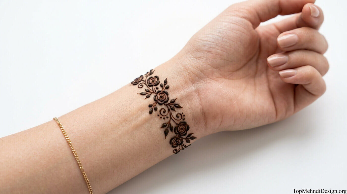 Bracelet Mehndi Design Easy 2026