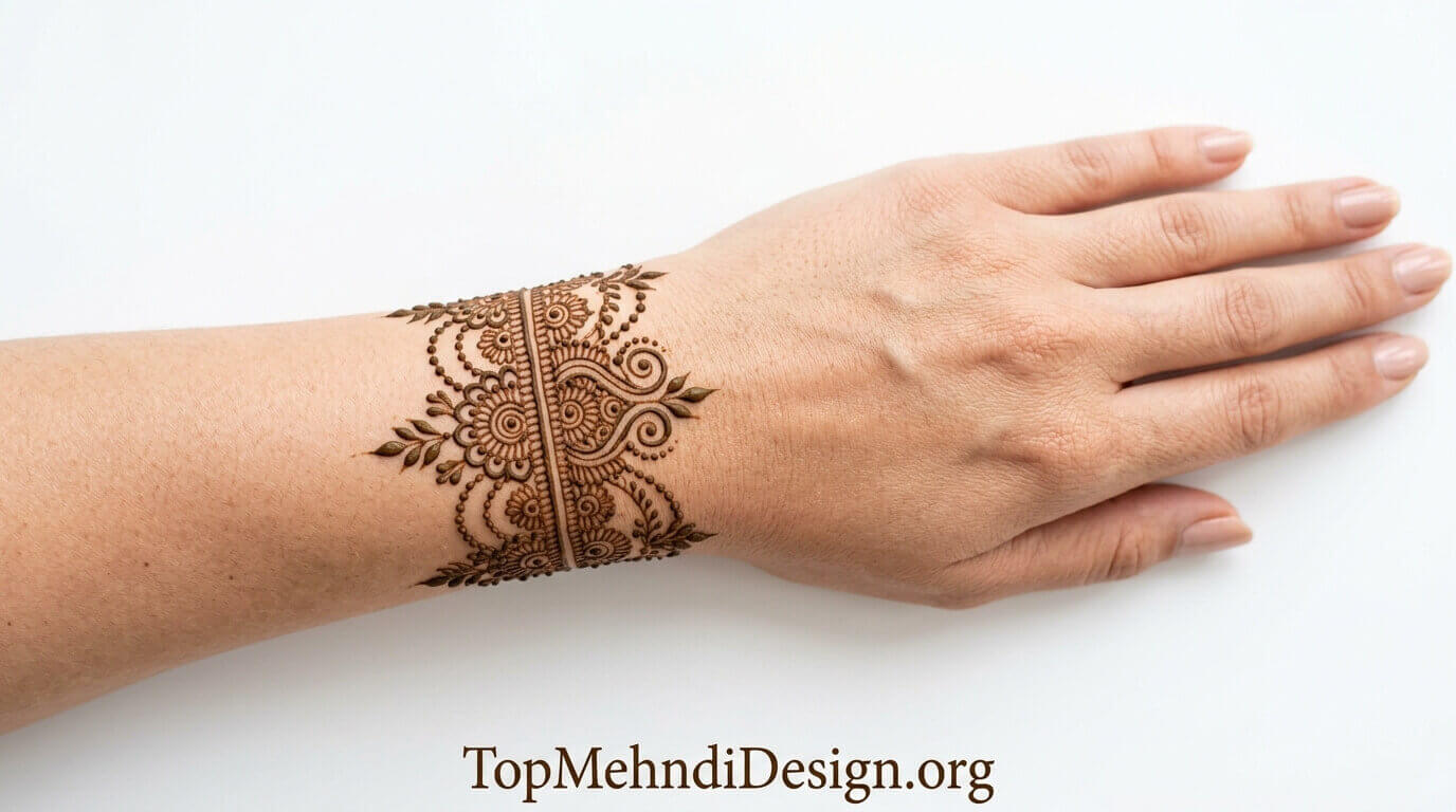 Bracelet Mehndi Design Easy 2026