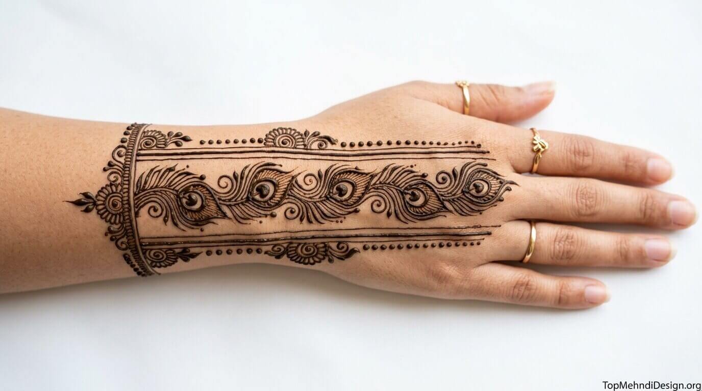 Bracelet Mehndi Design Easy 2026