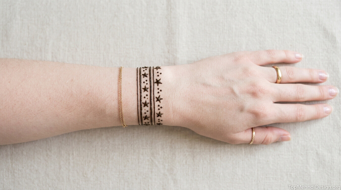 Bracelet Mehndi Design Easy 2026