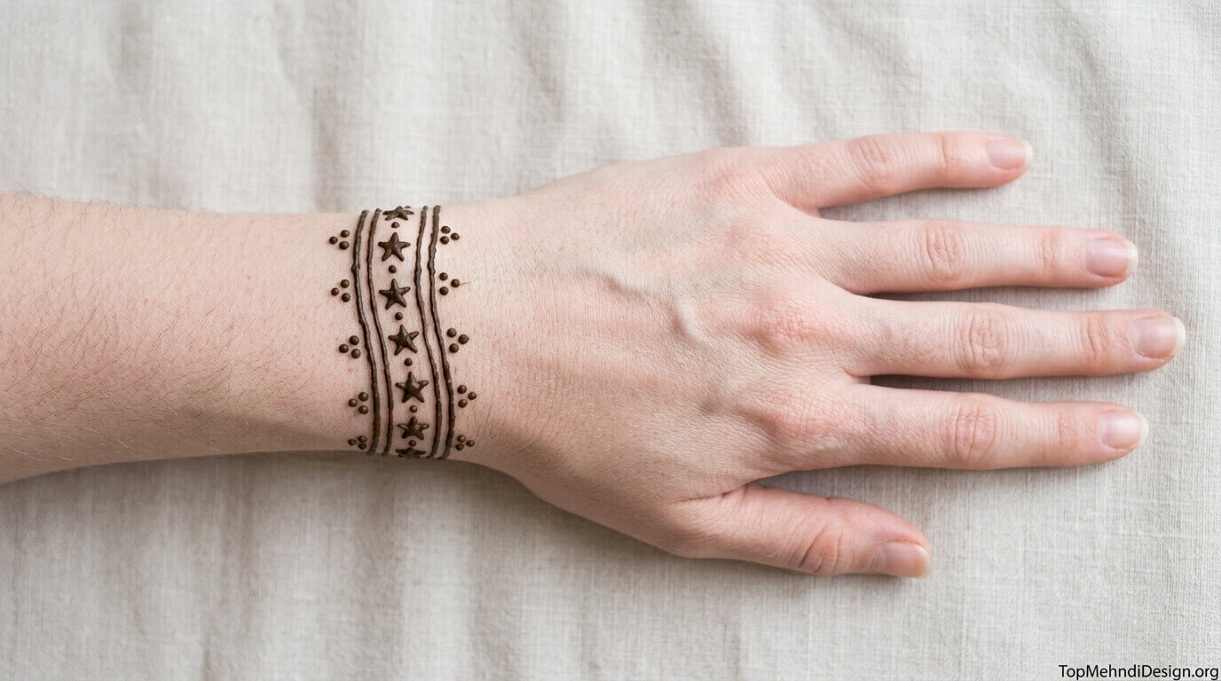 Bracelet Mehndi Design Easy 2026