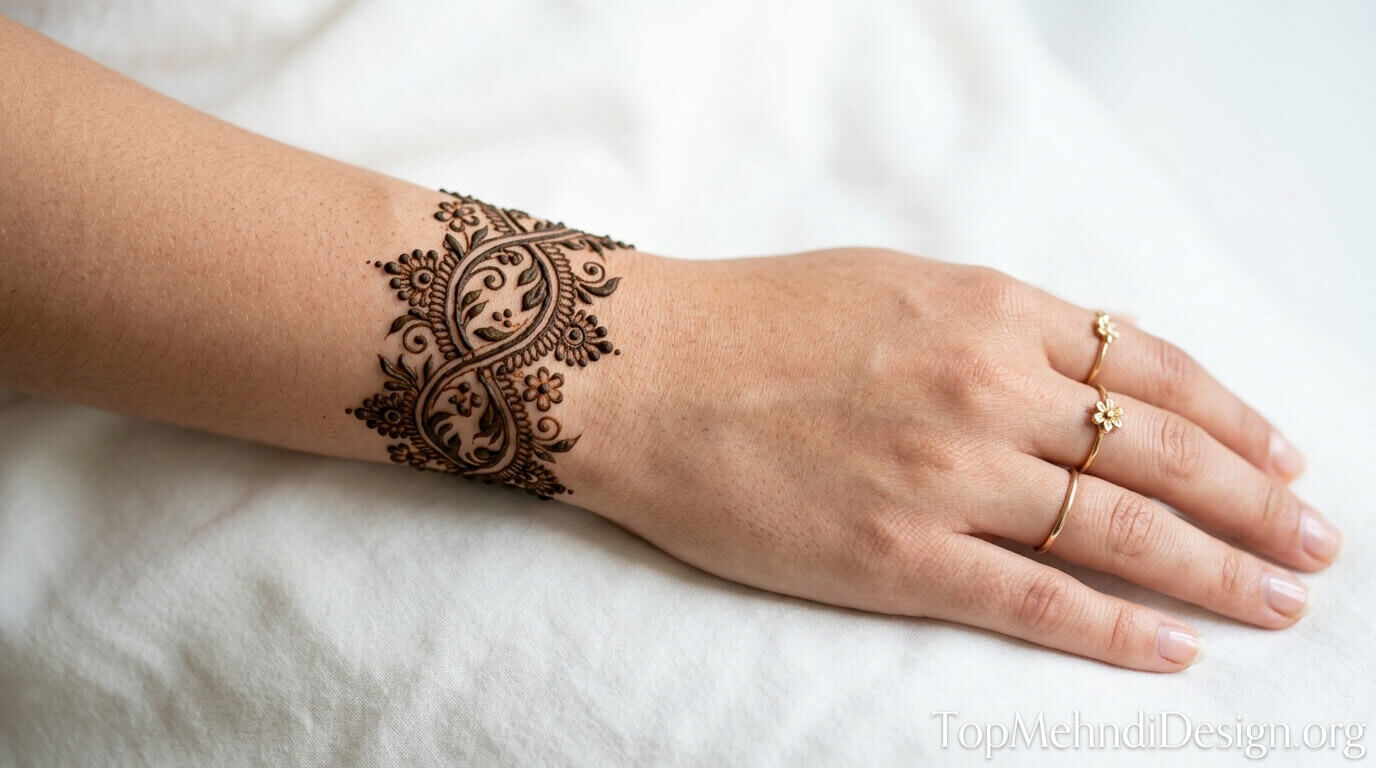 Bracelet Mehndi Design Easy 2026