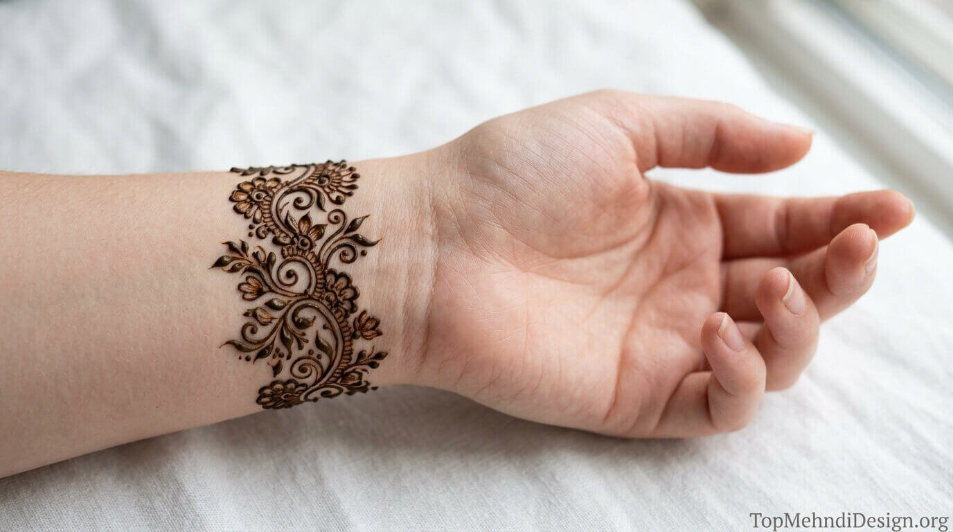 Bracelet Mehndi Design Easy 2026