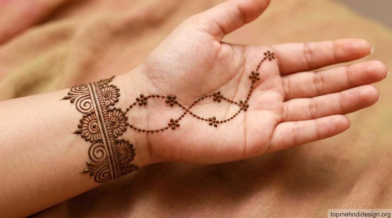 Bakra Eid Mehndi Design Simple Front Hand 2026