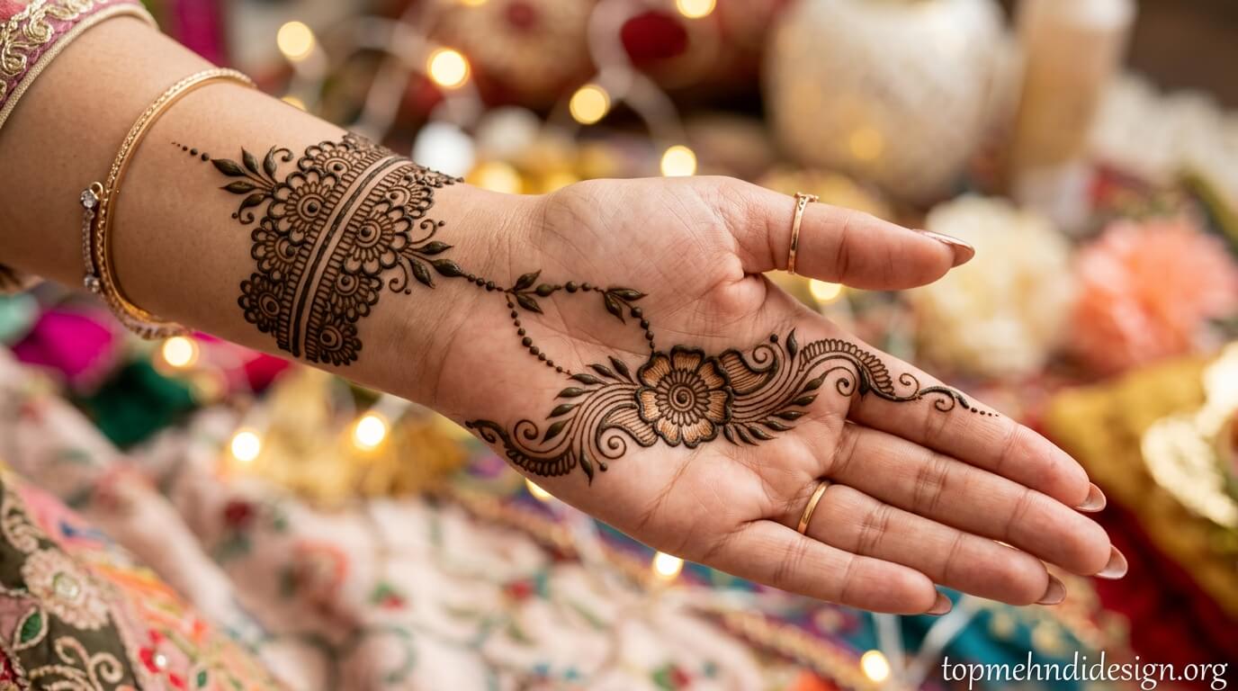 Bakra Eid Mehndi Design Front Hand 2026