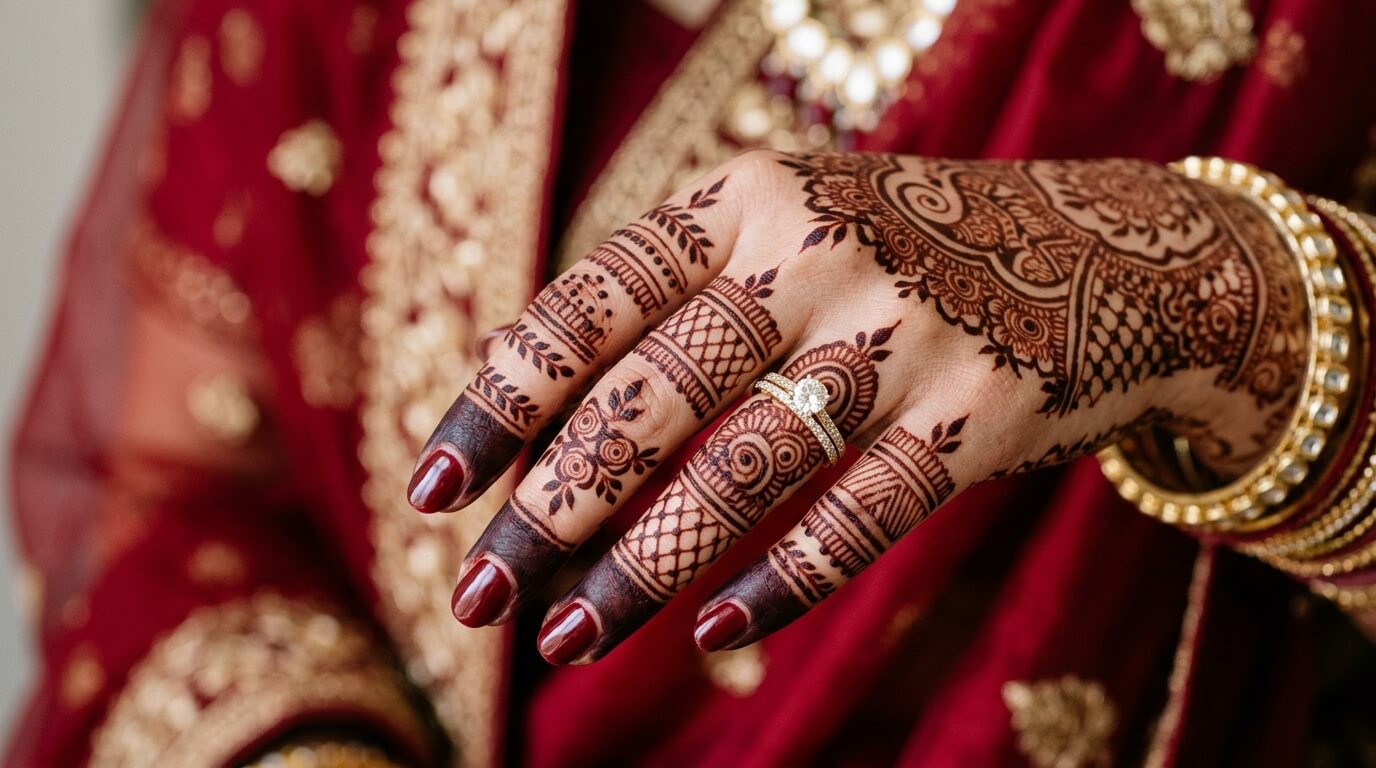 Finger Mehndi Design Simple 2026