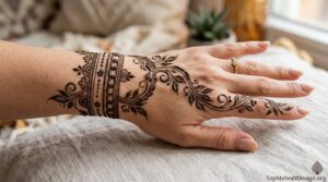 Chain Bracelet Mehndi Design for Eid ul Adha 2026