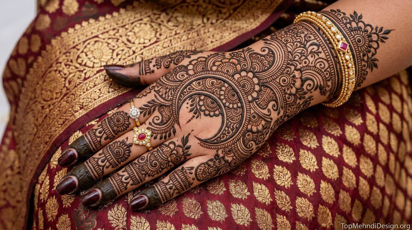 Chand Mehndi Design Back Hand 2026
