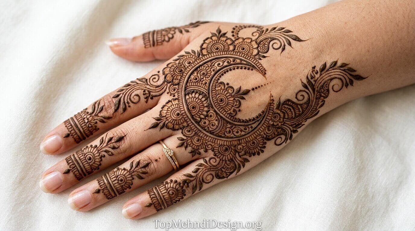 Chand Mehndi Design Back Hand 2026
