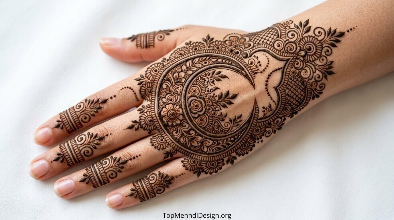 Chand Mehndi Design Back Hand 2026