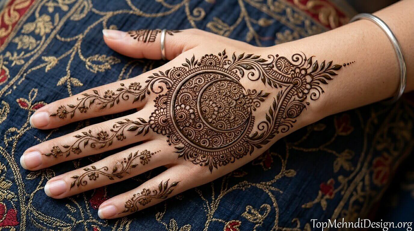 Chand Mehndi Design Back Hand 2026