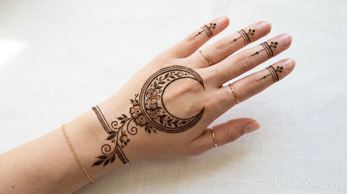Chand Mehndi Design Back Hand 2026