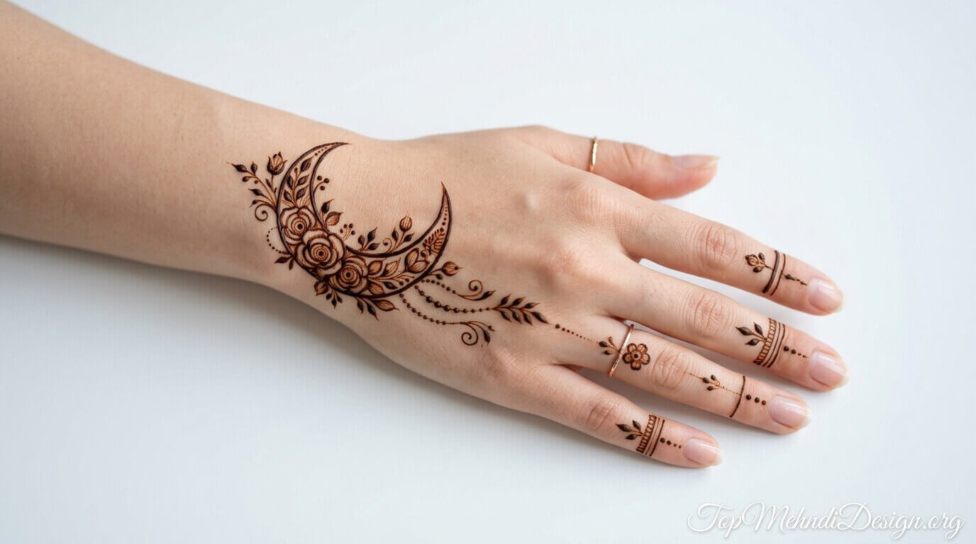 Chand Mehndi Design Back Hand 2026