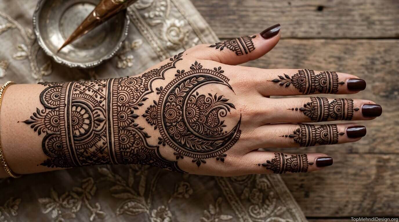 Chand Mehndi Design Back Hand 2026